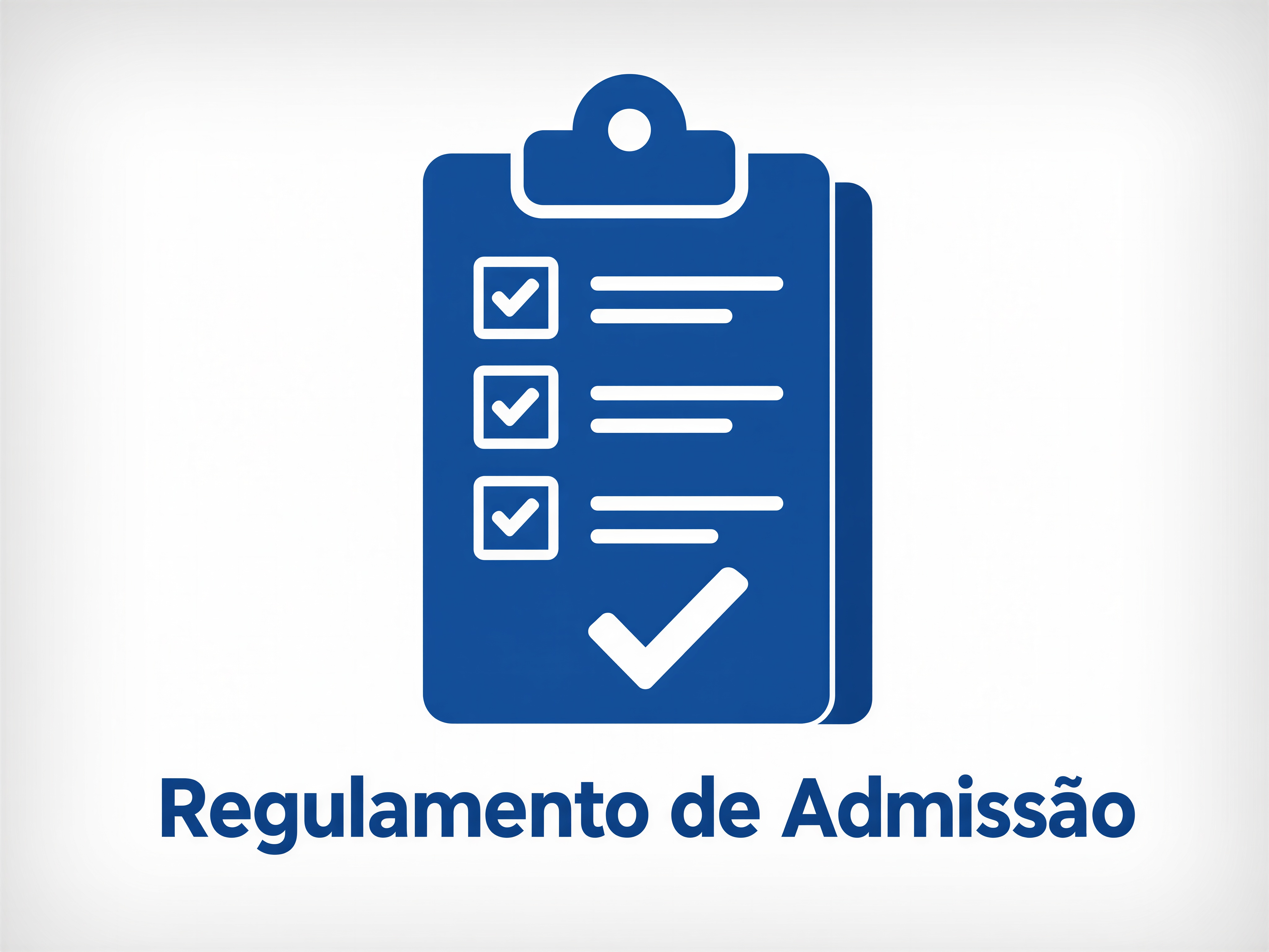 Regulamento de Admissão